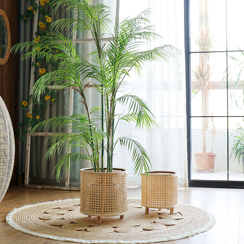Handmade Bamboo Woven Flower Pot Stand