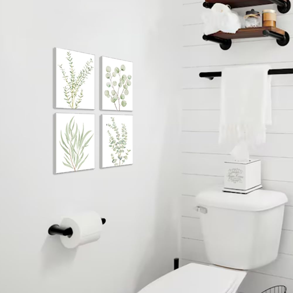 Boho Botanical Plant Wall Canvas Art 8x10in