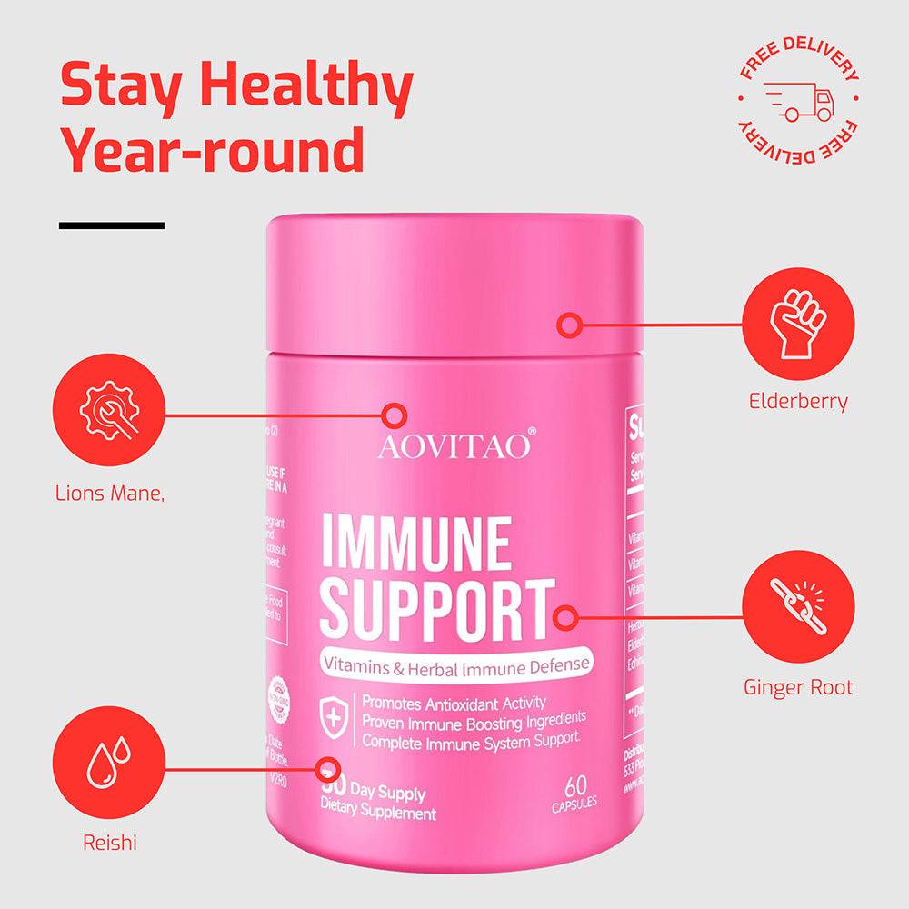 Natural Herbal Immune Defense Vitamins Supplement
