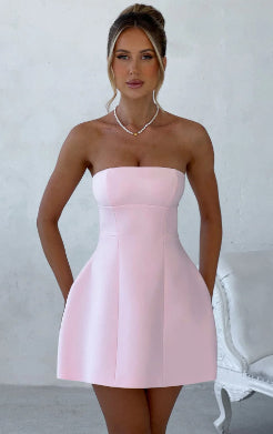 Casual Backless Slim Tube Dress For Women