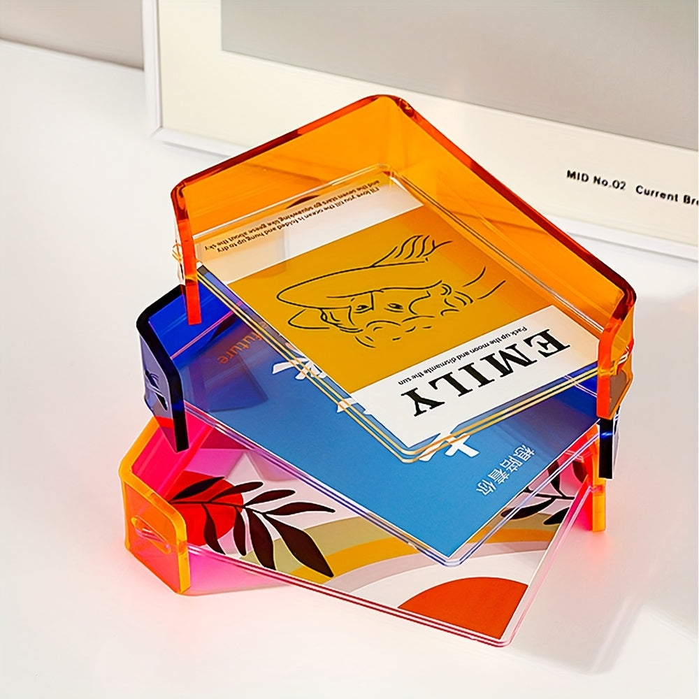 Creative Colorful Acrylic Photo Frame Box