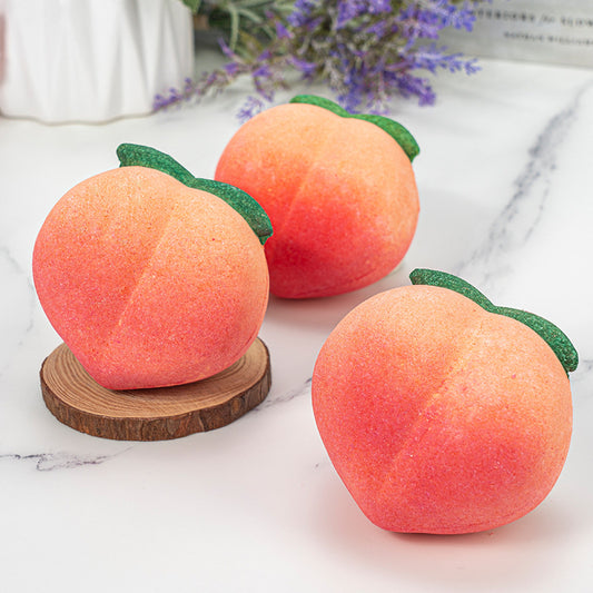 Cute Peach Bubble Bath Sea Fizzer Salt