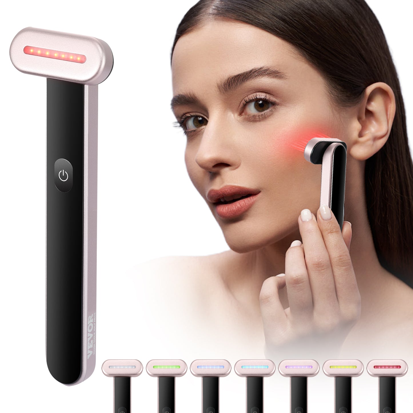 LED Red Light Therapy Wand For Face