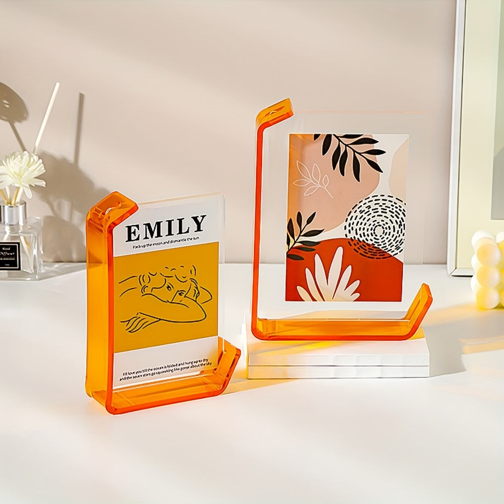 Creative Colorful Acrylic Photo Frame Box