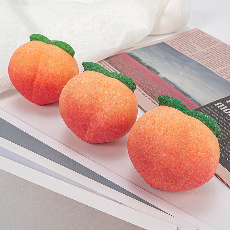 Cute Peach Bubble Bath Sea Fizzer Salt