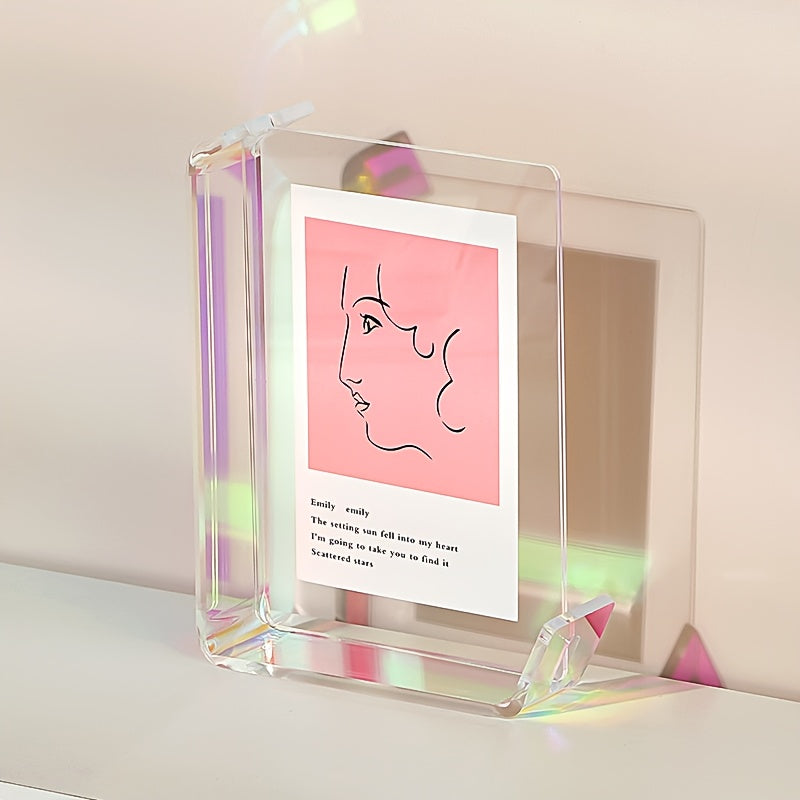 Creative Colorful Acrylic Photo Frame Box