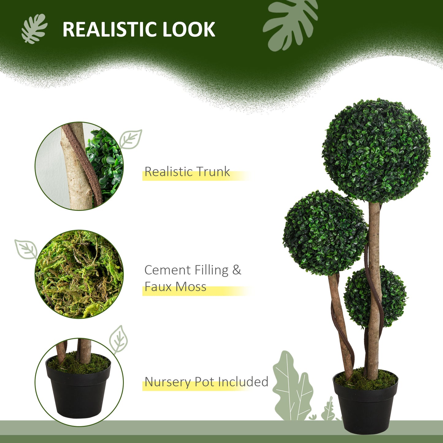 Artificial Topiary Tree Plant for Home
