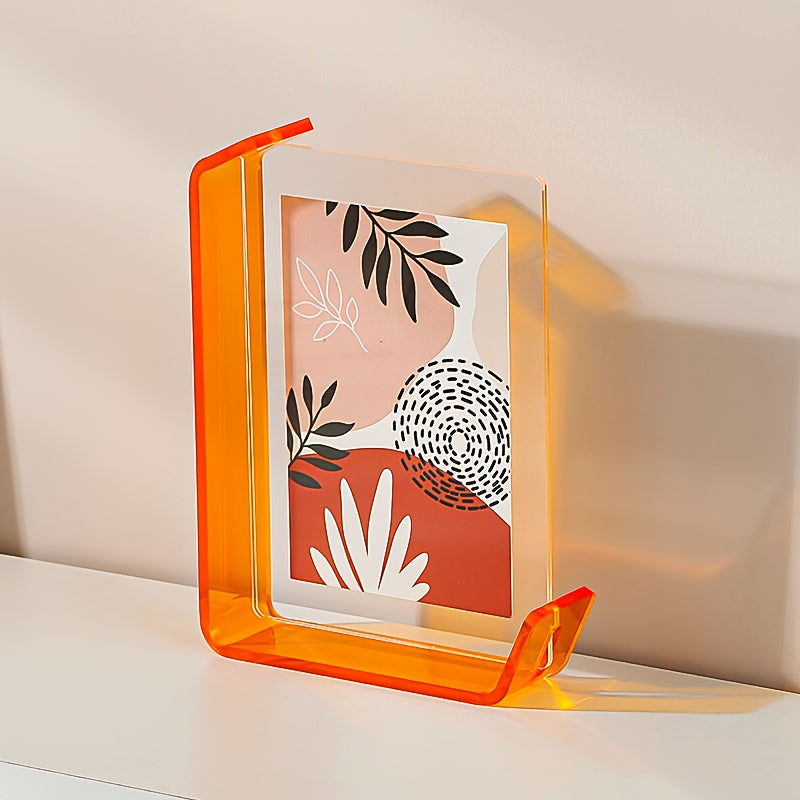 Creative Colorful Acrylic Photo Frame Box