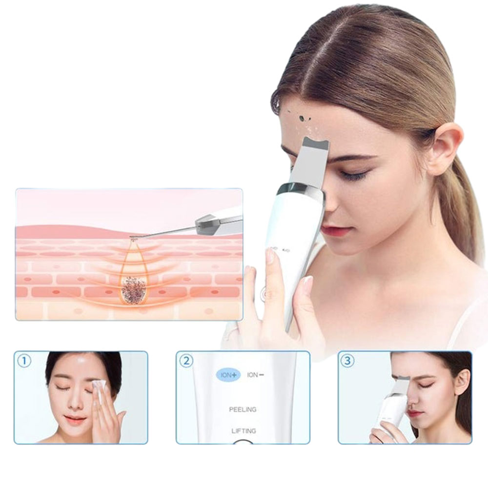 Handheld Electric Ultrasonic Skin Scrubber